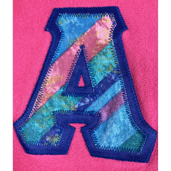 Vintage Champion Reverse Weave Alpha Omicron Pi Crewneck Pink Sweatshirt Large - Picture 3 of 11